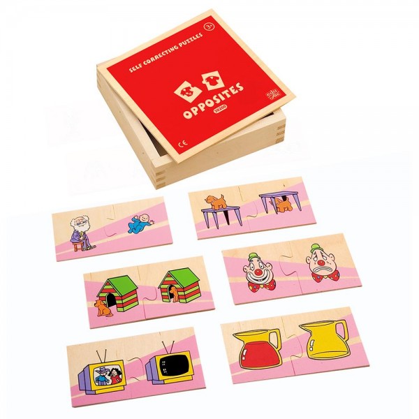 Wooden Matching Puzzles - Opposites