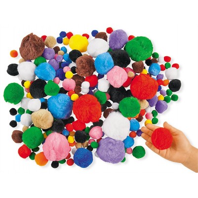  Pom Pom Coloured Pack