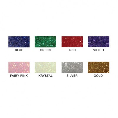  Glitter Paint - Set of 8 Colours