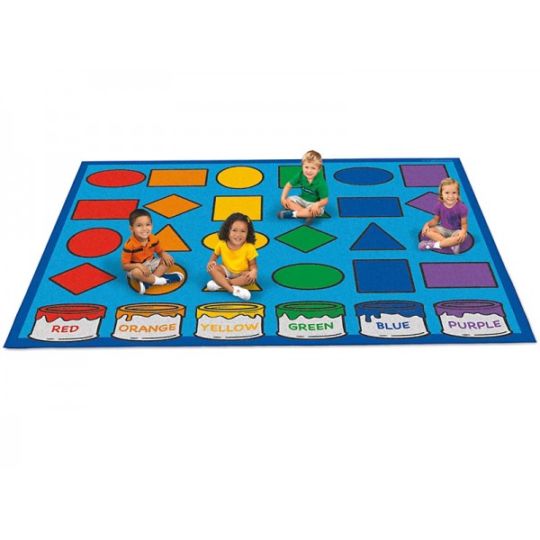Learning Shapes & Colors Activity Carpets Learning Shapes & Colors Activity Carpets