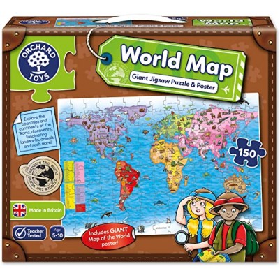 World Map Jigsaw Puzzle
