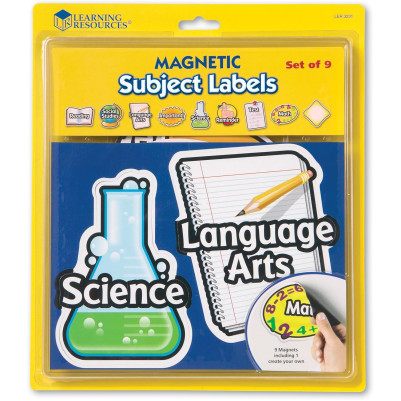 Learning Resources Magnetic Subject Labels 