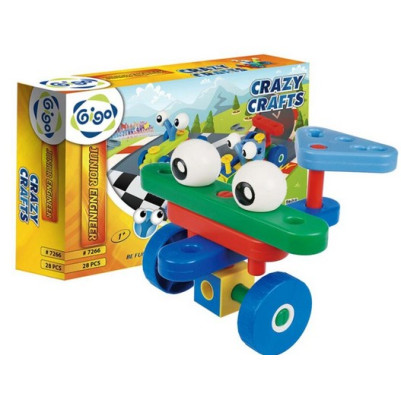 Gigo - Junior Engineer Crazy Crafts Set of 28