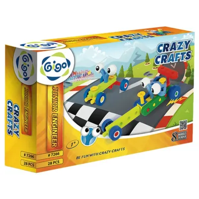 Gigo - Junior Engineer Crazy Crafts Set of 28
