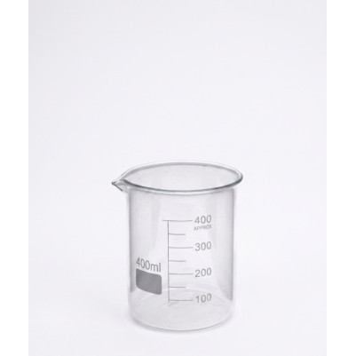 Glass Beaker Low Form Borosilicate 3.3 400mL