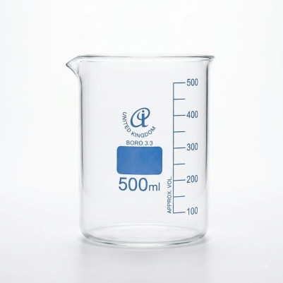 Glass Beaker Low Form Borosilicate 3.3 500mL