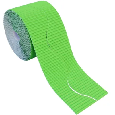 Bordette Apple Green Corrugated Display Roll
