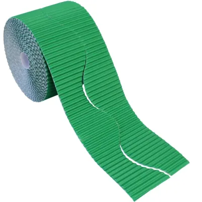 Bordette Emerald Green Corrugated Display Roll