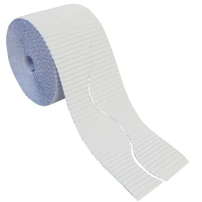 Bordette White Corrugated Display Roll