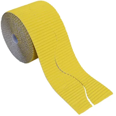 Bordette Canary Yellow Corrugated Display Roll