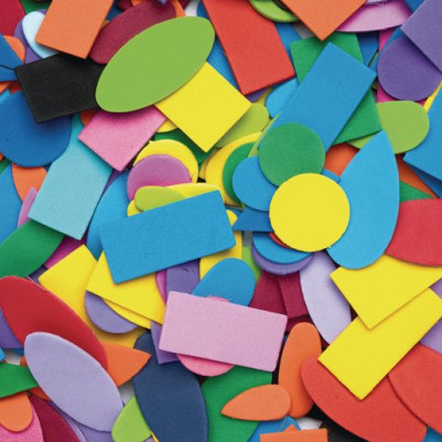 Colorations Big Bag of Foam Shapes