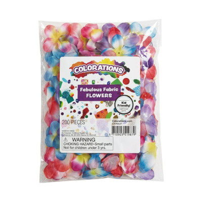 Colorations® Fabulous Fabric Flowers - 200 Pieces