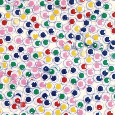 Colorations® Colored Wiggly Eyes- 100 Pieces