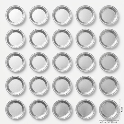 Disposable Aluminum Dishes 4.5 cm Pack of 25