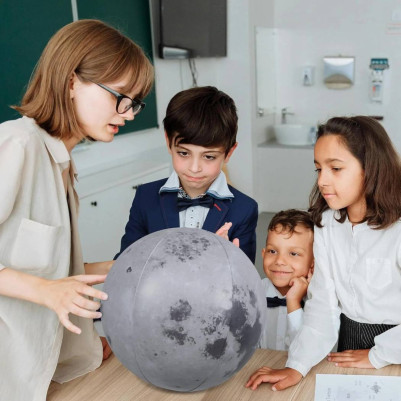 Inflatable Earth's Moon Globe Model