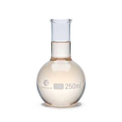 Flat Bottom Flask Narrow Neck Glass 250ml