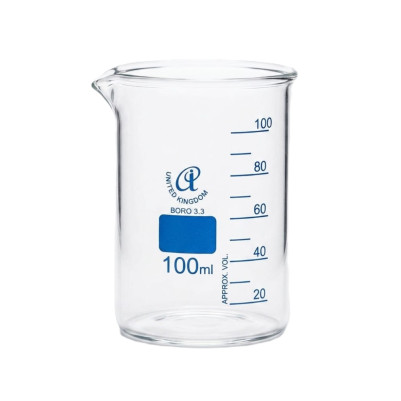 Glass Beaker Low Form Borosilicate 3.3 100mL