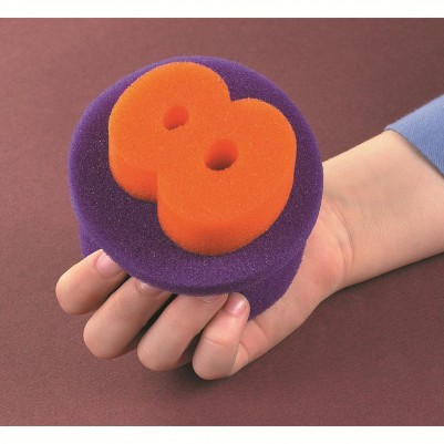 Easy Grip Number Sponges - Set of 10