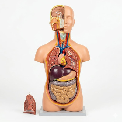 Human Mini Torso 50cm Educational Anatomy Model