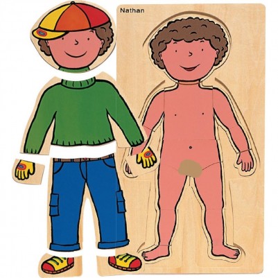 Body Discovery Puzzle 22 Pieces - Boy