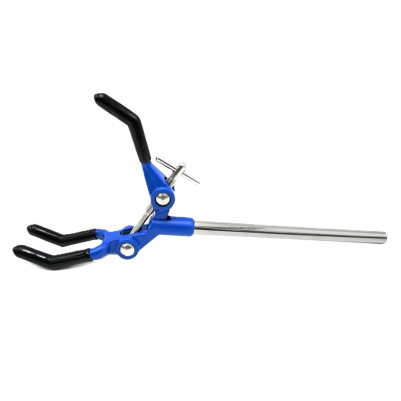 3-Prong Rubber Coated Retort Extension Clamp
