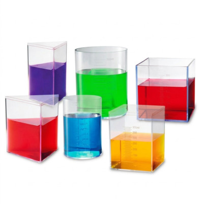 Learning Resources Liter Measuring Set of 6