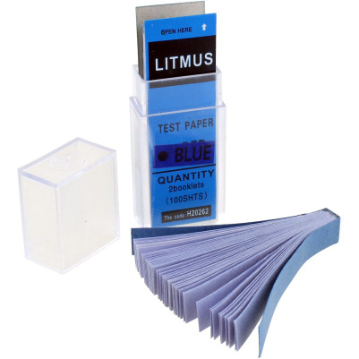 Blue Litmus Indicator Test Paper 100 Sheets
