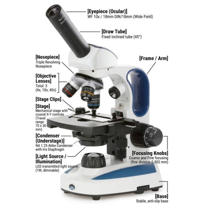 Monocular Microscope Student 20M