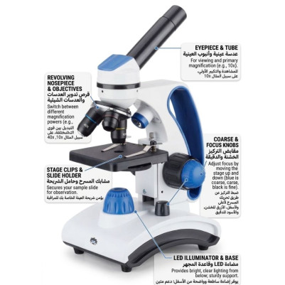 Student Basic Monocular Compound Microscope