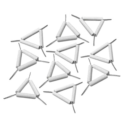 Pipeclay Triangles 65mm Pack of 20
