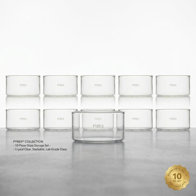 Pyrex Borosilicate Glass Crystallizing Dishes 100ml (Pack of 10)