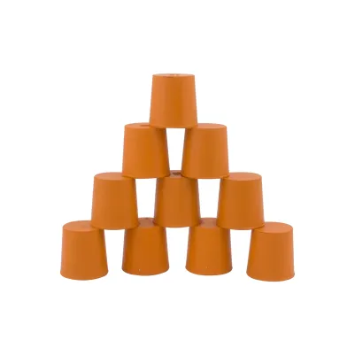 Solid Rubber Stoppers 28mm Bottom Diameter Pack of 10