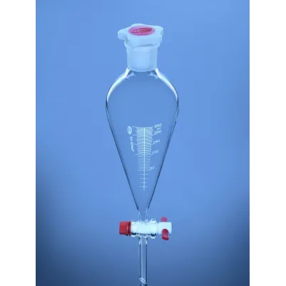 Separating Funnel Squib-Shape Glass 250ml - Set of 2
