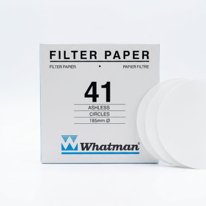 Whatman Grade 41 Ashless Filter Papers 18.5 cm Pack of 100