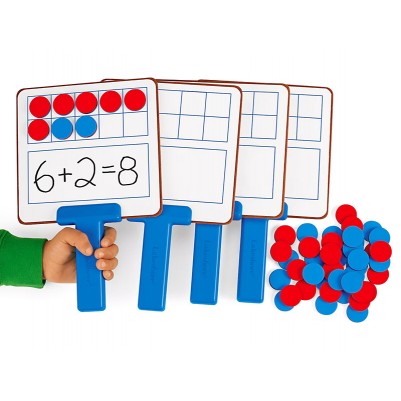 Ten-Frames Magnetic Answer Boards - Set of 4