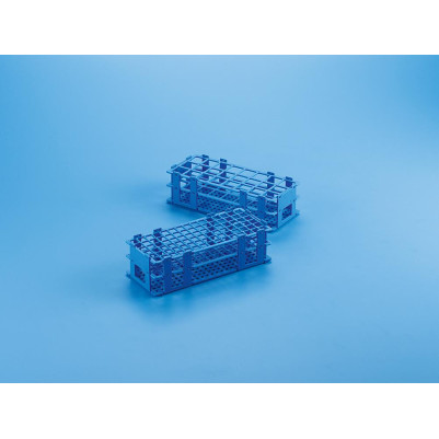 Test Tube Rack 20mm Blue RPP Polygrid
